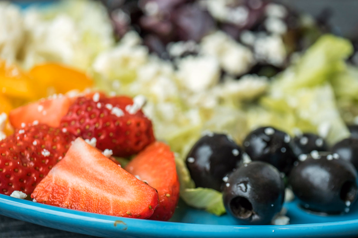 10-Minute Fruit & Cheese Salad