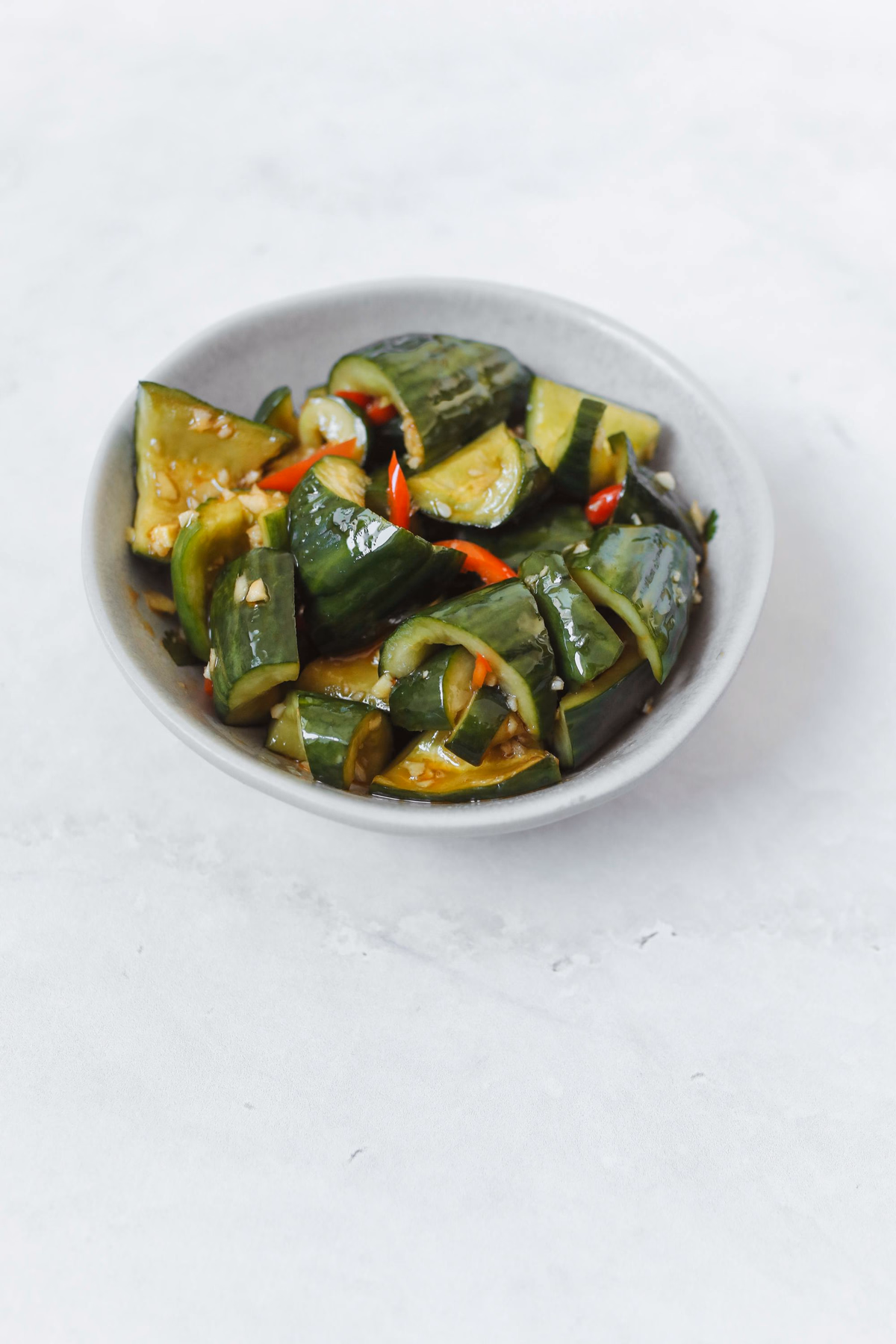 5-Minute Cold Cucumber Salad 1