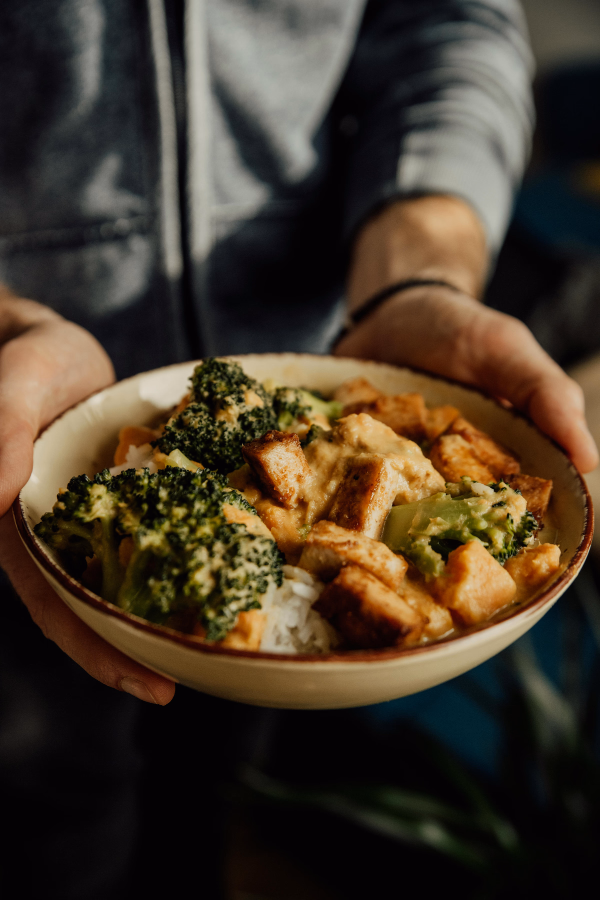 Asian-Flavored Broccoli with Tofu
