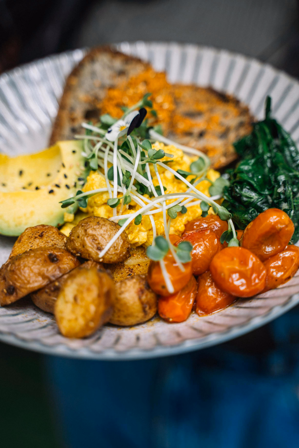 Golden Spinach and Sweet Potato Healthy Sauté